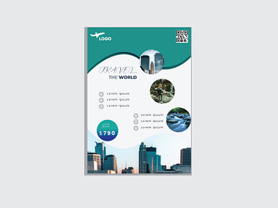 TRAVEL FLYER branding business cover business flyer graphic design illustration ui