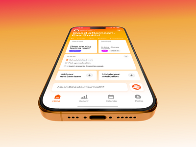 Connectome - AI Healthcare Mobile App ai chatbot ai health assistant ai healthcare app clean design design system digital health app fitness ui kit gradient health tracker app health ui kit healthcare app healthcare ui kit minimal app mobile app product design ui kit virtual care wavespace wellness app wellness ui kit