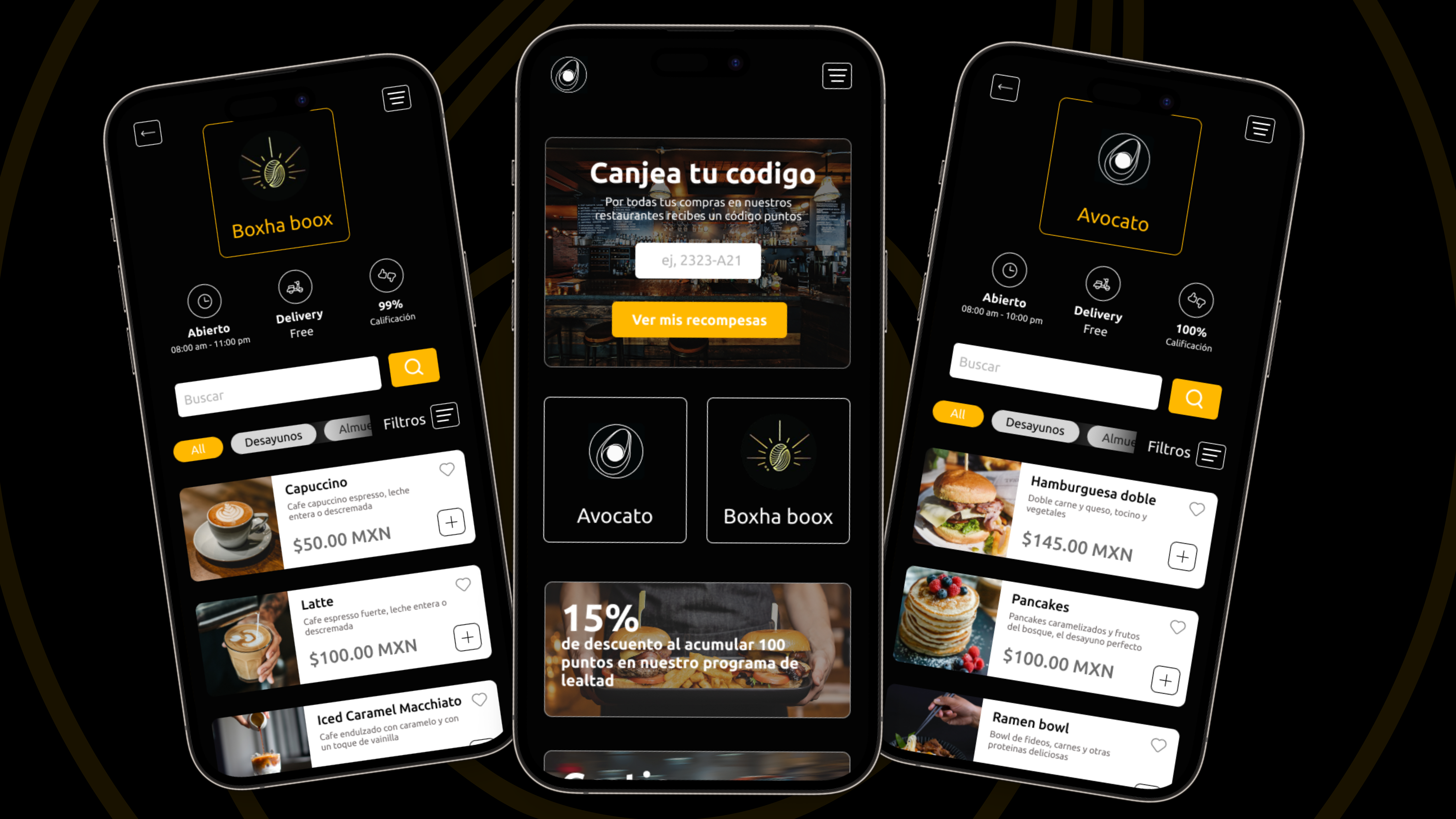 AVO-EATS - MOBILE APP DESIGN branding ui