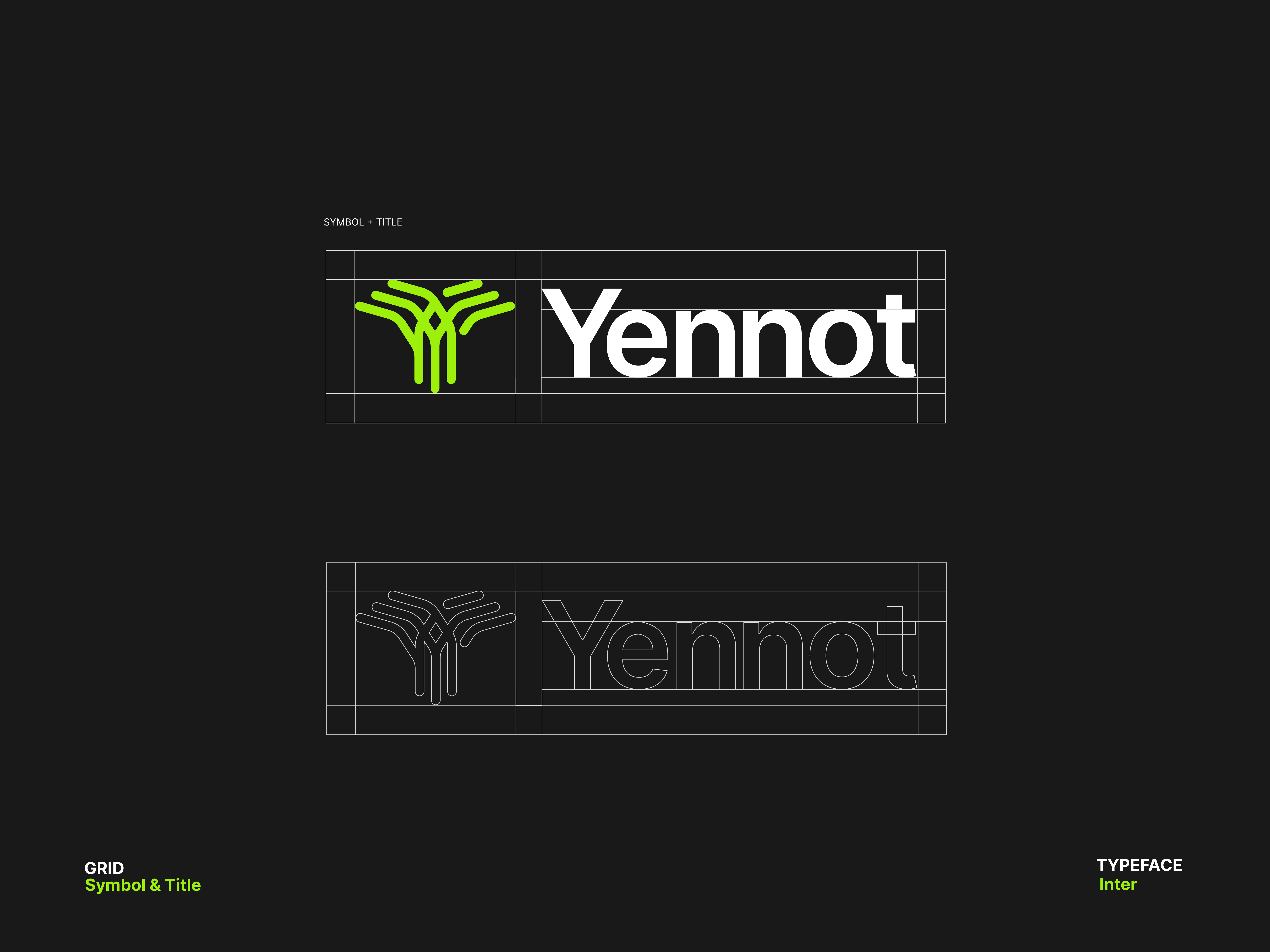 Yennot VI brand brand identity branding concept design graphic design identity logo logomark modern logo simple logo startup logo visual identity y logo