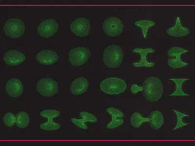 Retro-Futuristic Wireframes