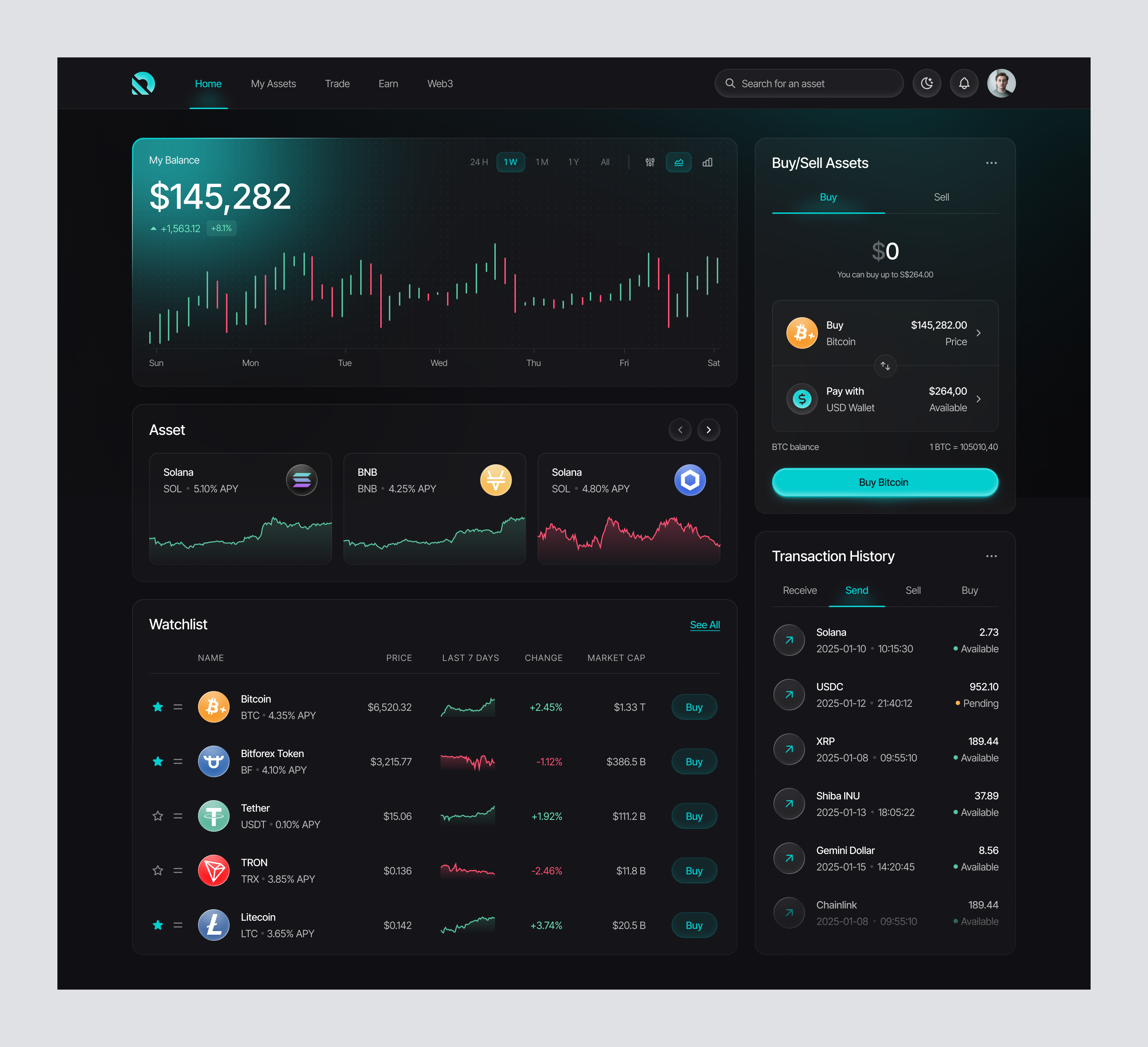 CoinPlus — Modern DeFi Dashboard analytics b2b blockchain clean crypto cryptocurrency dapp dashboard decentralized finance defi defi dashboard dipa inhouse minimal modern product design saas startup swap trade web app