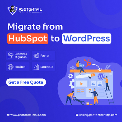 Migrate from HubSpot to WordPress cms migration hubspot hubspot migration hubspot to wordpress web development website migration wordpress wordpress development wordpress migration