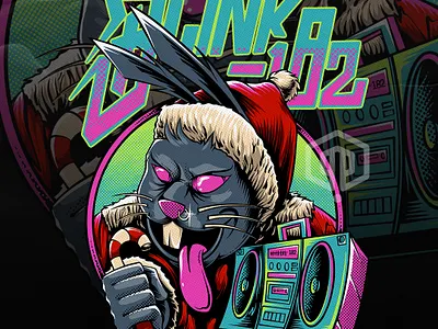 Not a Christmas Song - Blink182 artwork blink182 branding commissionwork illustration illustrator music outdoorapparel poppunk tshirt