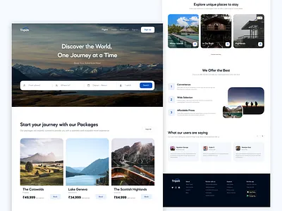 Tripoli - Travel Booking Website aesthetic booking booking website concept design flight flight booking hotel minimal planning tour tourism travel travel planning travel website trip ui web web design
