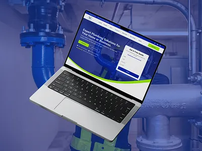 Plumbign Website Design plumbing landing page plumbing website design plumbing website mockup