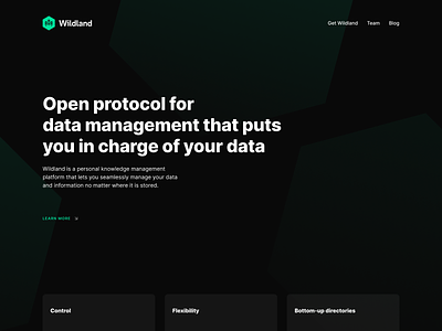 Wildland clean design web website