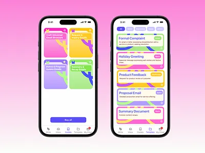 Guides & Template - AI Email Screen app graphic design product ui ux