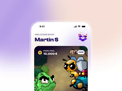 Questim Mobile App animation design game gaming interface logo mobile app motion ui uidesign ux