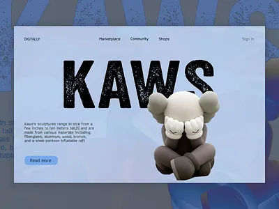 Design concept for marketplace concept ui
