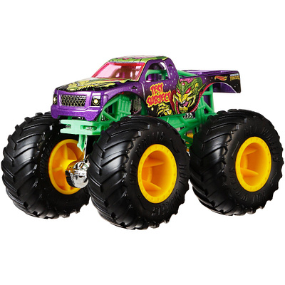 Hot Wheels Monster Trucks Test Subject alien illustration toy design