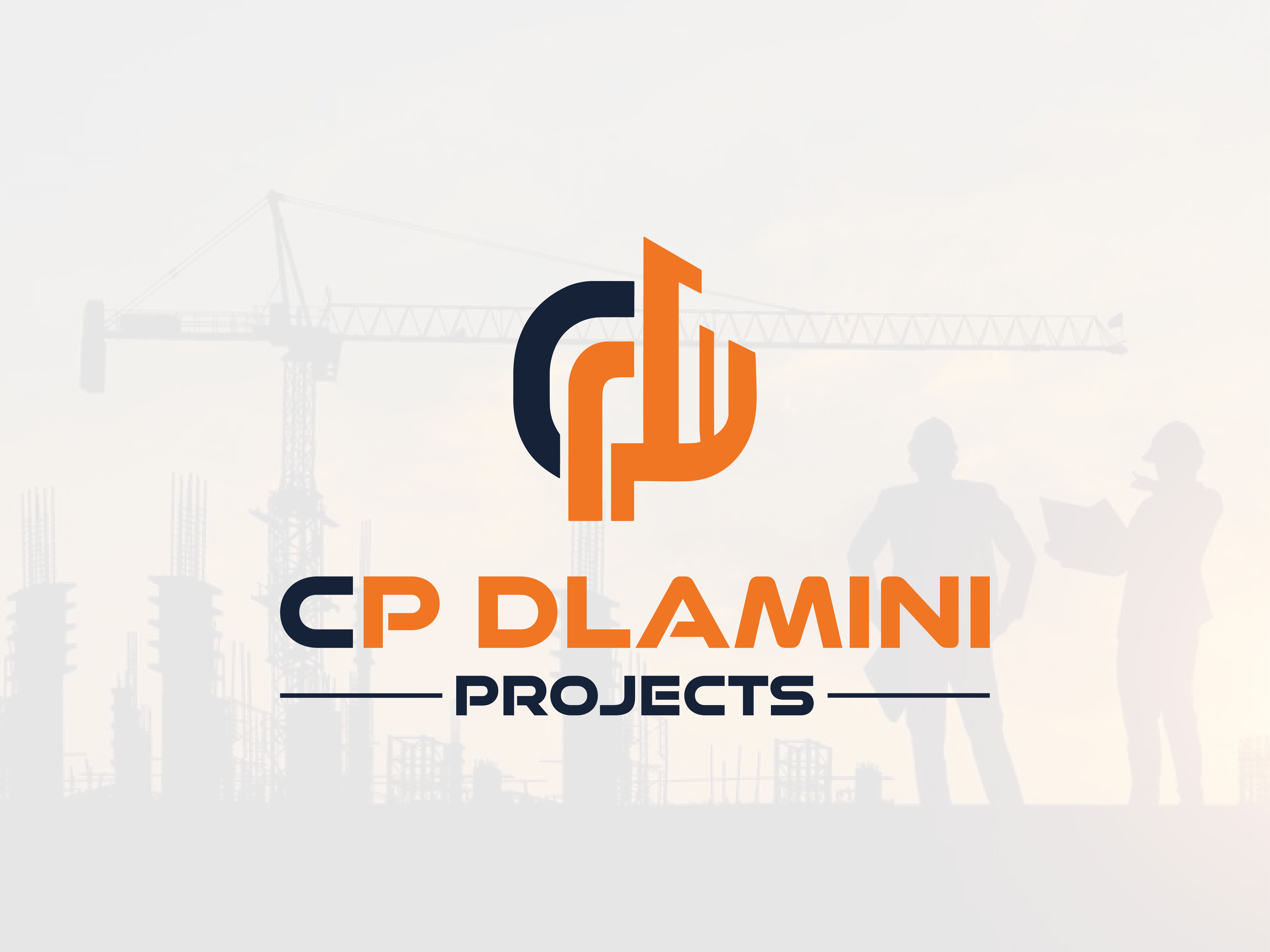 CP DLAMINI CONSTRUCTION LOGO DESIGN bran branding brandkit buildinglogo construction construction business construction logo constructioncompany constructiondesign contractorlogo creativelogo graphic design logo logo branding logo design