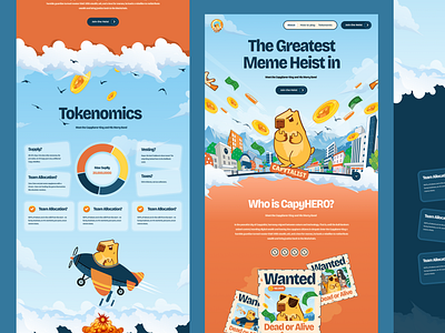 CapyHero: End-to-End Design & Development branding coding design illustration landingpage logo ui