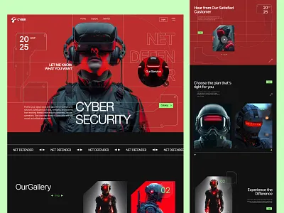 NET DEFENDER — Cybersecurity Experience Design ai branding cyber cyber attach cyber attack defender cyber attack defender software cyber secuirty cyber security cyber security website design design figma fintech illustration robot saas software ui uiux ux web design
