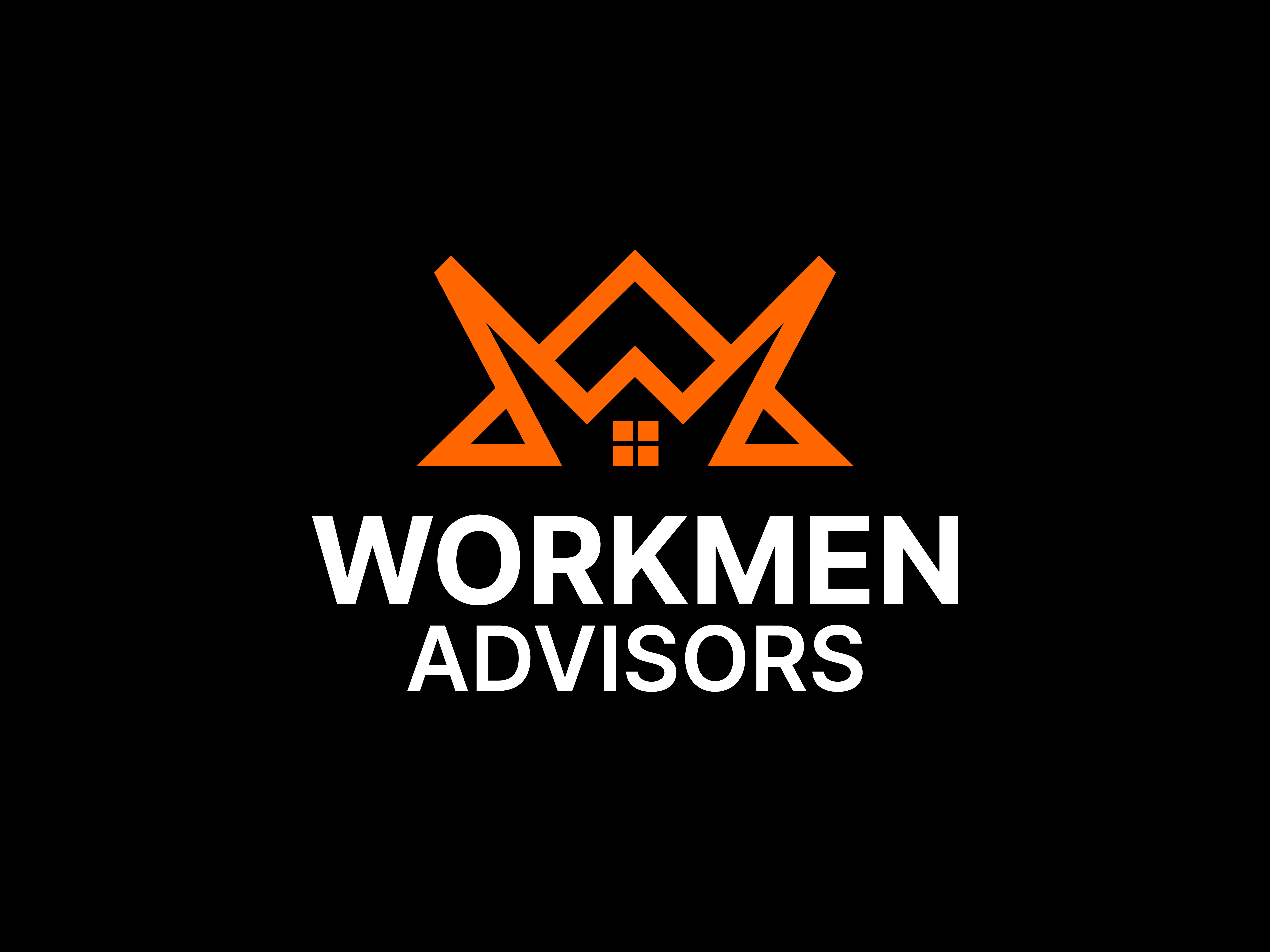WORKMAN ADVISORS. Real Estate, Consulting, Firm Logo Design brandkit buildinglogo constructionbranding constructioncompany constructiondesign constructionlogo contractorlogo creativelogo design graphic design logo design modernlogo