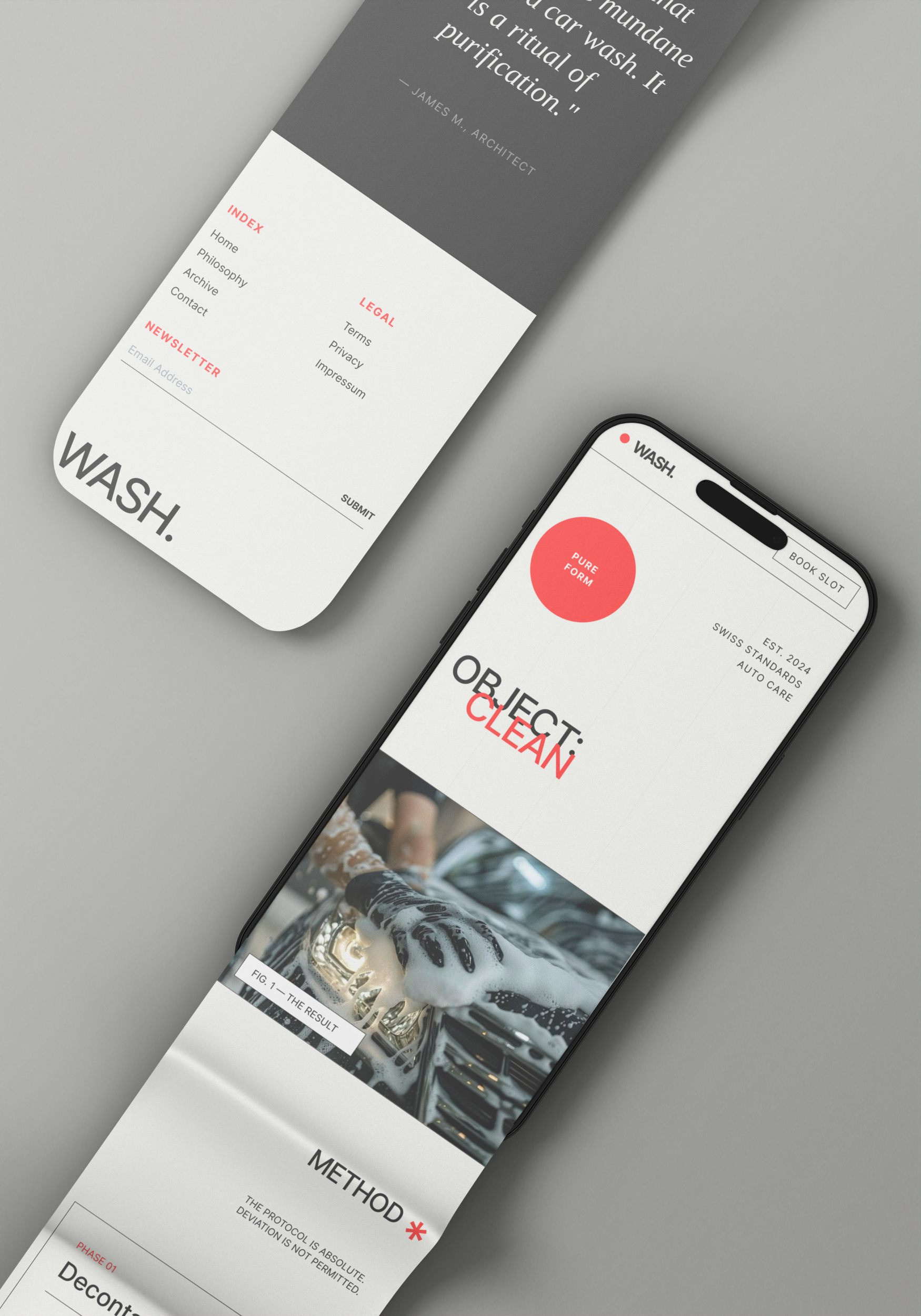 Website Landing Page Design - Car Wash company aesthetic web design app concept black and white creative design creative ui creative web layout dashboard ui graphic design high end design minimal design mobile app monochrome design product design sleek ui ui ux design visual hierarchy web interface website design website prototype