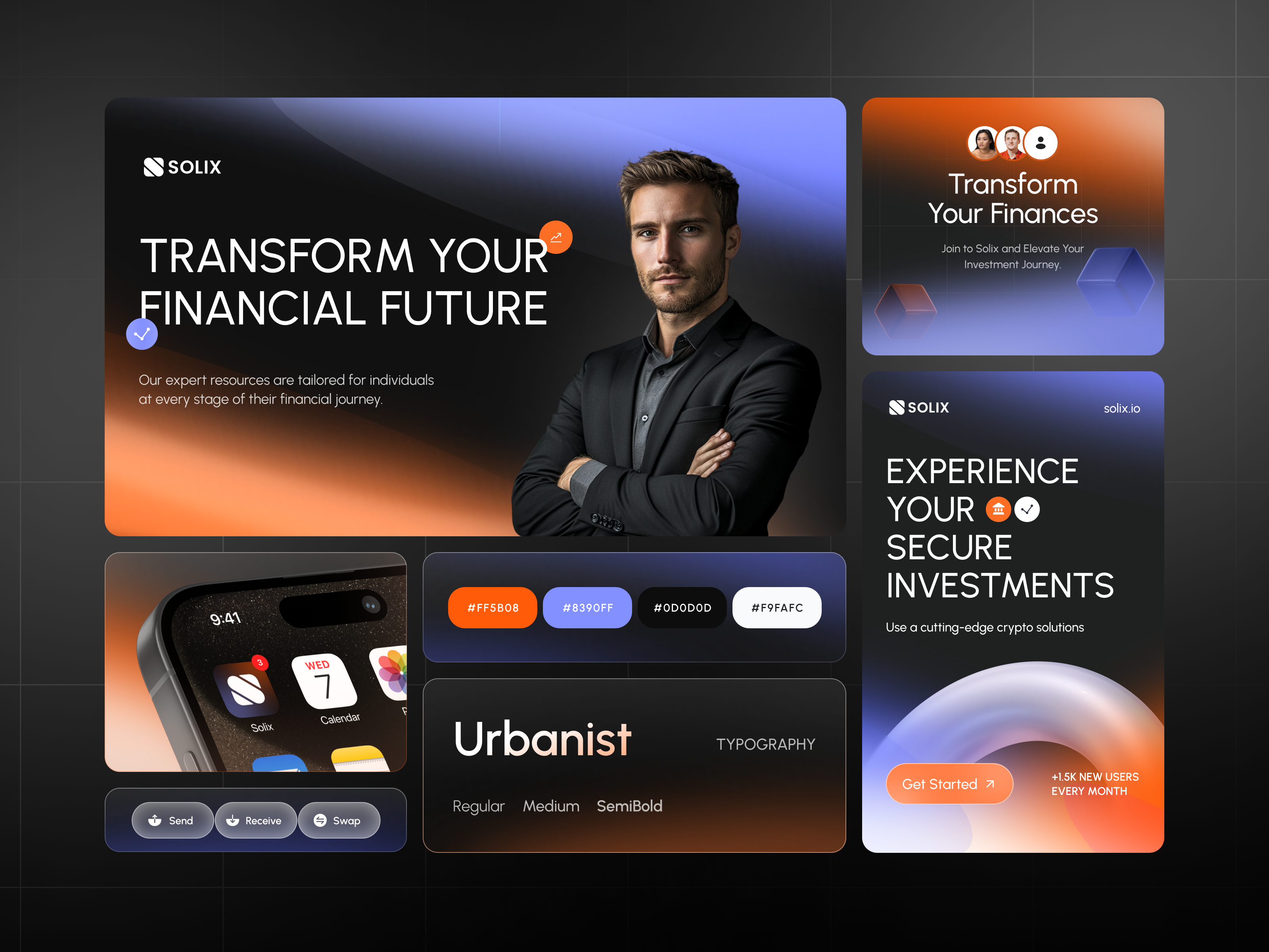 Branding for Fintech / Crypto Investment Platform brand guidelines brand identity branding design graphic design graphicdesign identity logo logo design logo designer logo ui logotype packaging poster vector visual identity