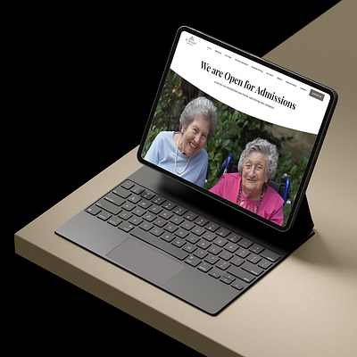 St. Bernards Home Care - Website UI Design branding business clean company design emotions exquisite dining health care homecare landing page logo minimal modern selfcare st. bernards treatment uiux webflow well being