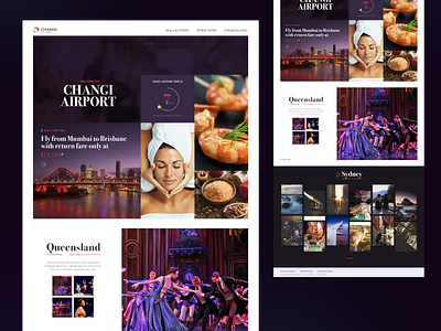 Changi Airport Campaign app design app ui design ui user interface web design web ui web user interface website website design