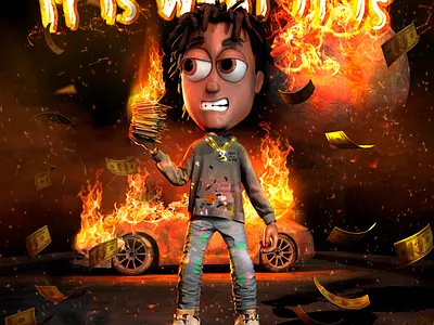 3D album art design 3d album art cover art design graphic design