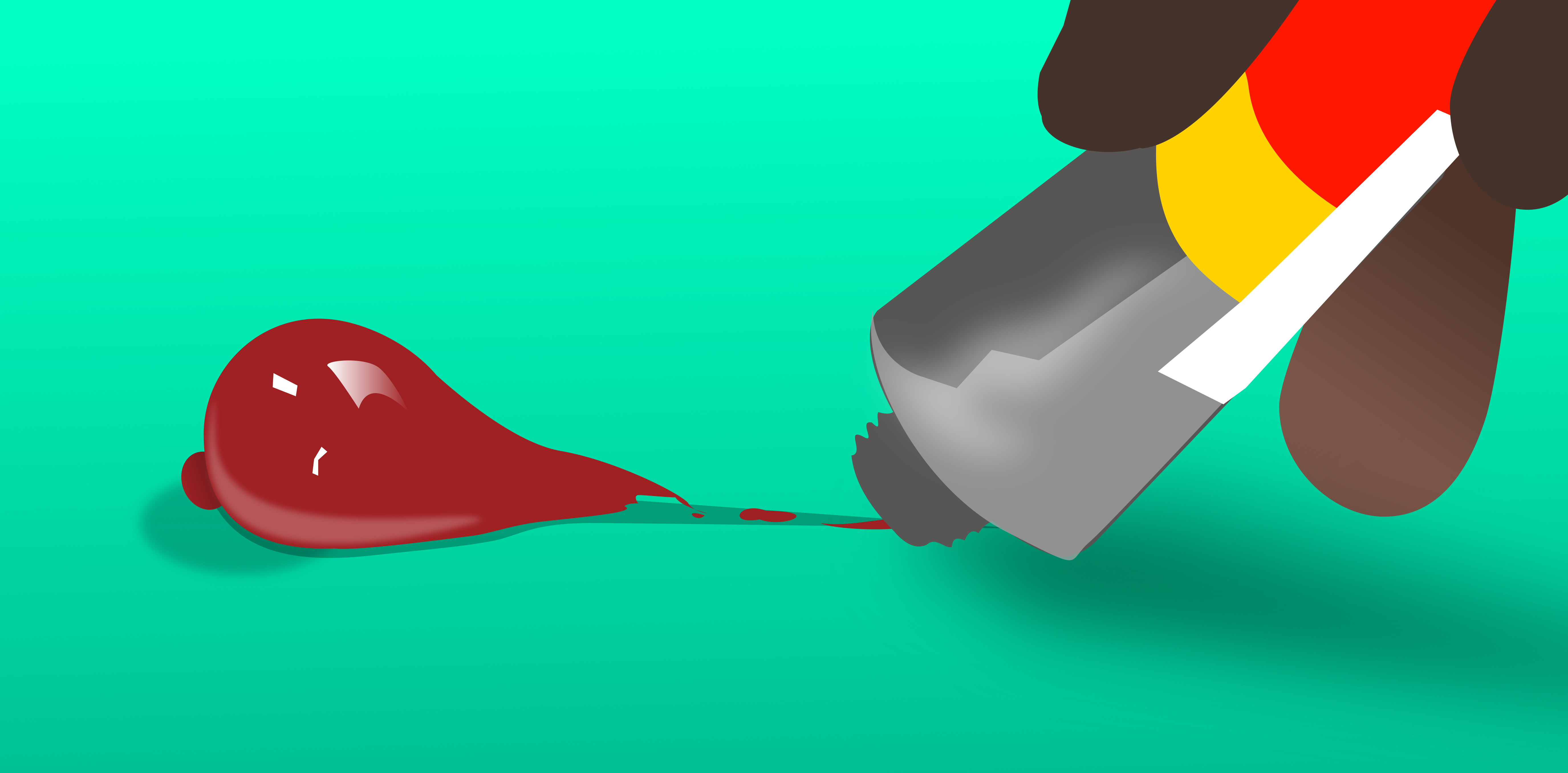 daaawb dribbble dooodle crimson cyan dawb doodle illustration shunte88 vector