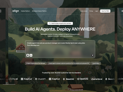 AI Agent Platform UI/UX Design agents ai ai agent artificial intelligence chat agent chat ai technology ui design uiux voice agent voice ai web design
