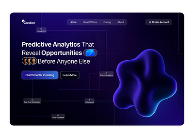 Turning Complex Financial Data Into Clear Actions 🔍⚡ ai animation clean dark dark mode data design finance framer gradient landing landing page minimal modern ui ux web web design
