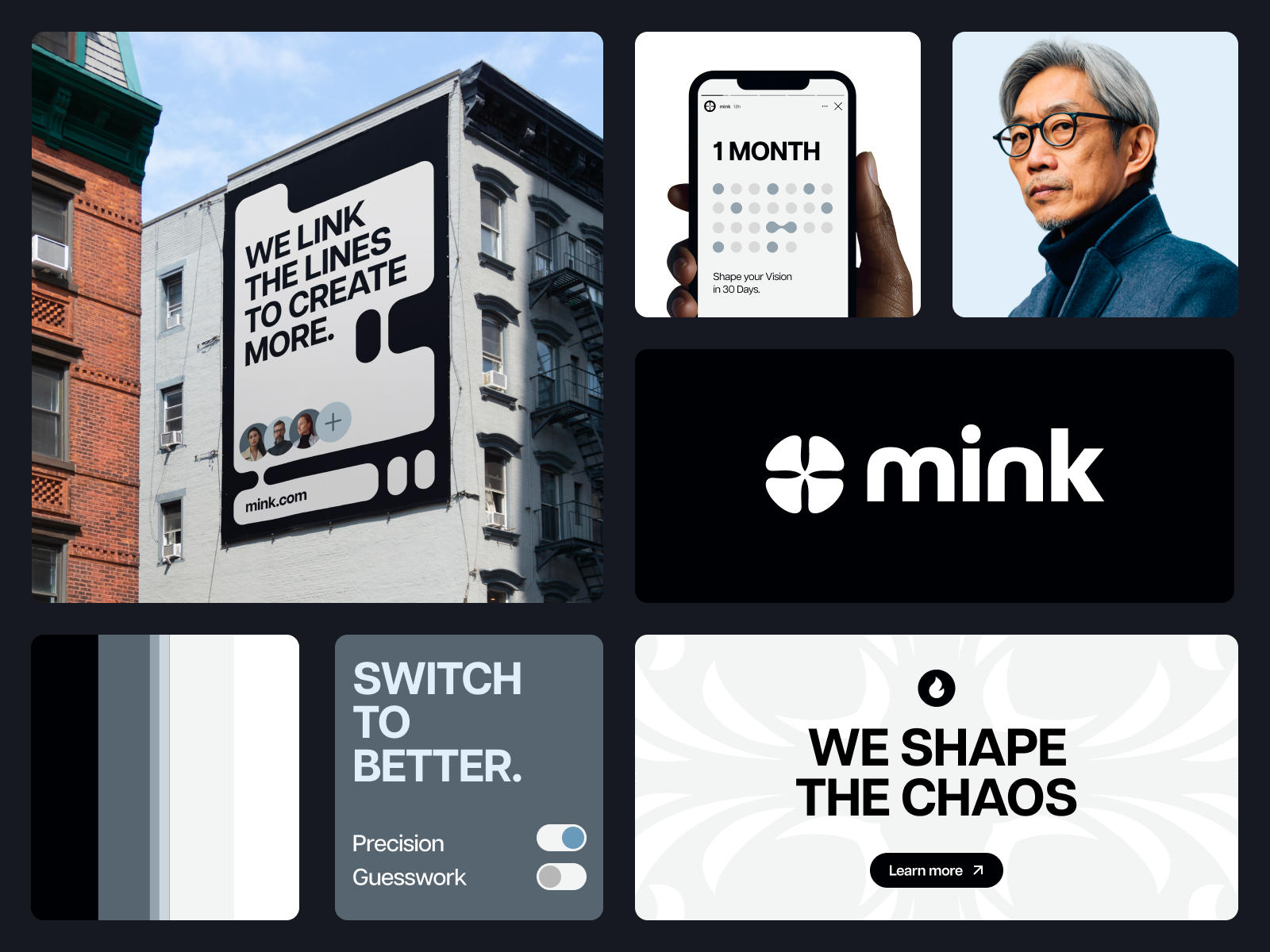 Example of Mink Agency Branding