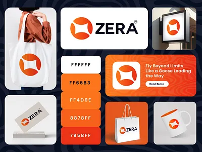 Modern Tech Branding for ZERA Logo Design animation logo app icon branding business logo design gradient logo graphic design logo design logo mockup minimalist logo modern logo yellow color z logo zera logo