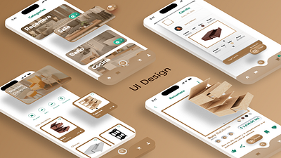 Diseño UI para App Venta de Muebles app branding diseño graphic design ui ux