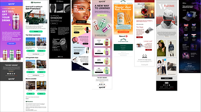 Portfolio branding email design email marketing figma swiss design typography