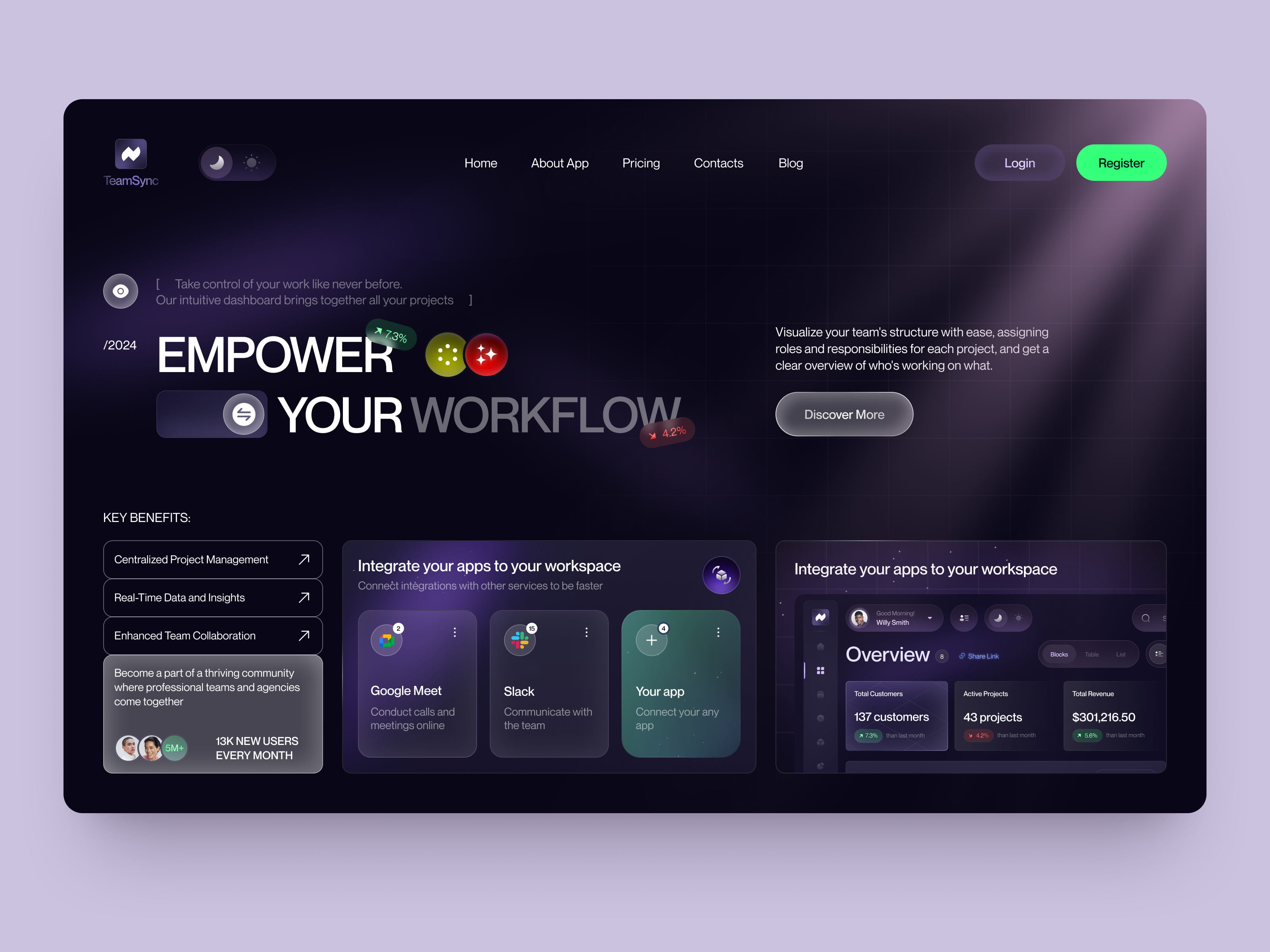 UI-UX for Productivity & Team Management design interface product service startup ui uiux ux web website