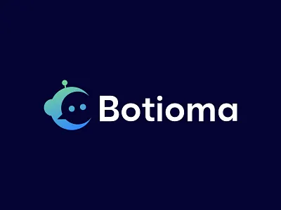 Botioma – AI Chatbot Logo Design abstract logo ai chatbot logo ai logo bot logo chat bubble logo chatbot logo chatbot logo design clean logo corporate logo crypto logo futuristic logo gradient logo logo design minimal logo professional logo robot logo tech logo
