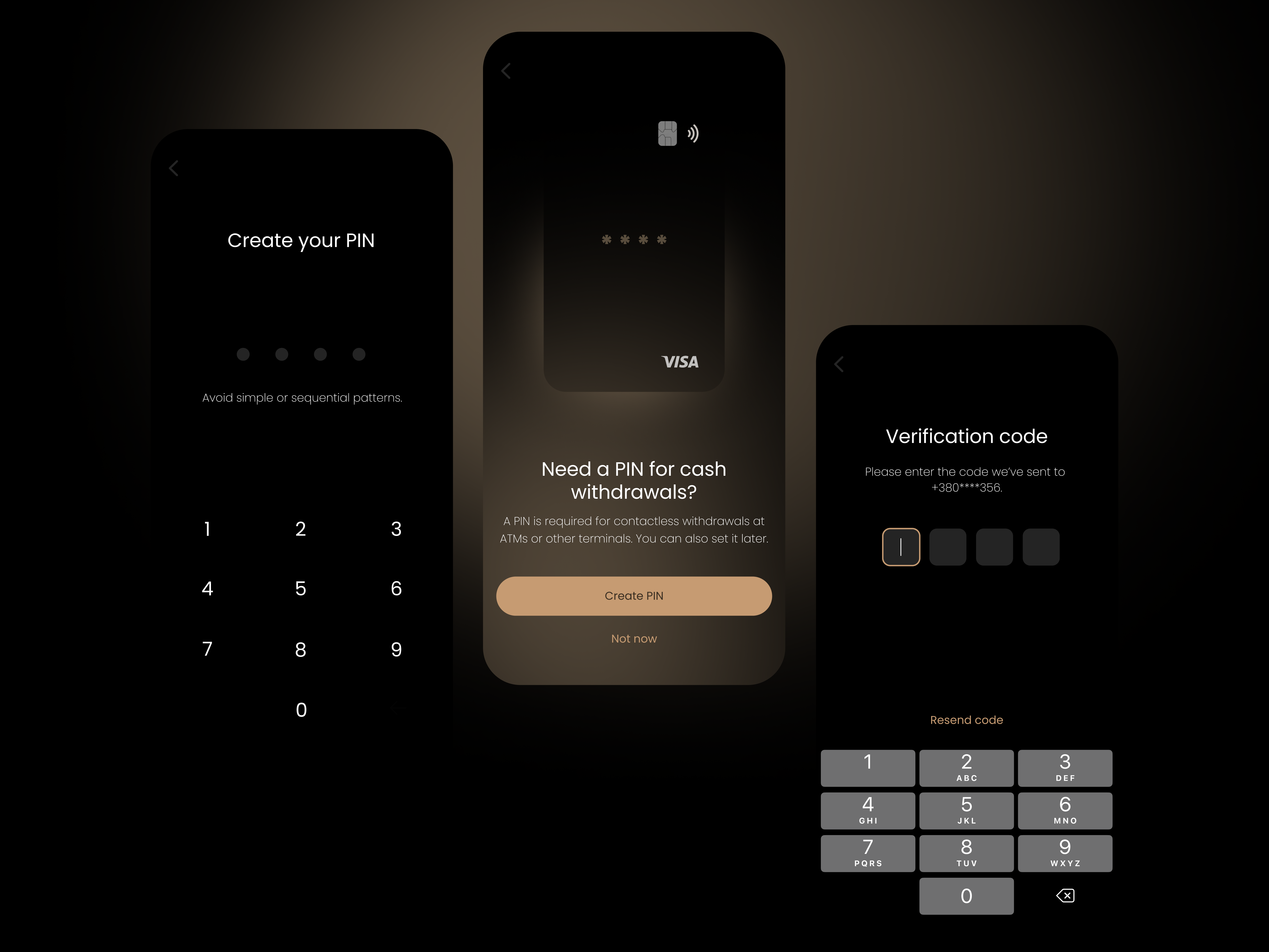 PIN Setup & Verification Flow app application design ios mobile productdesign ui ux