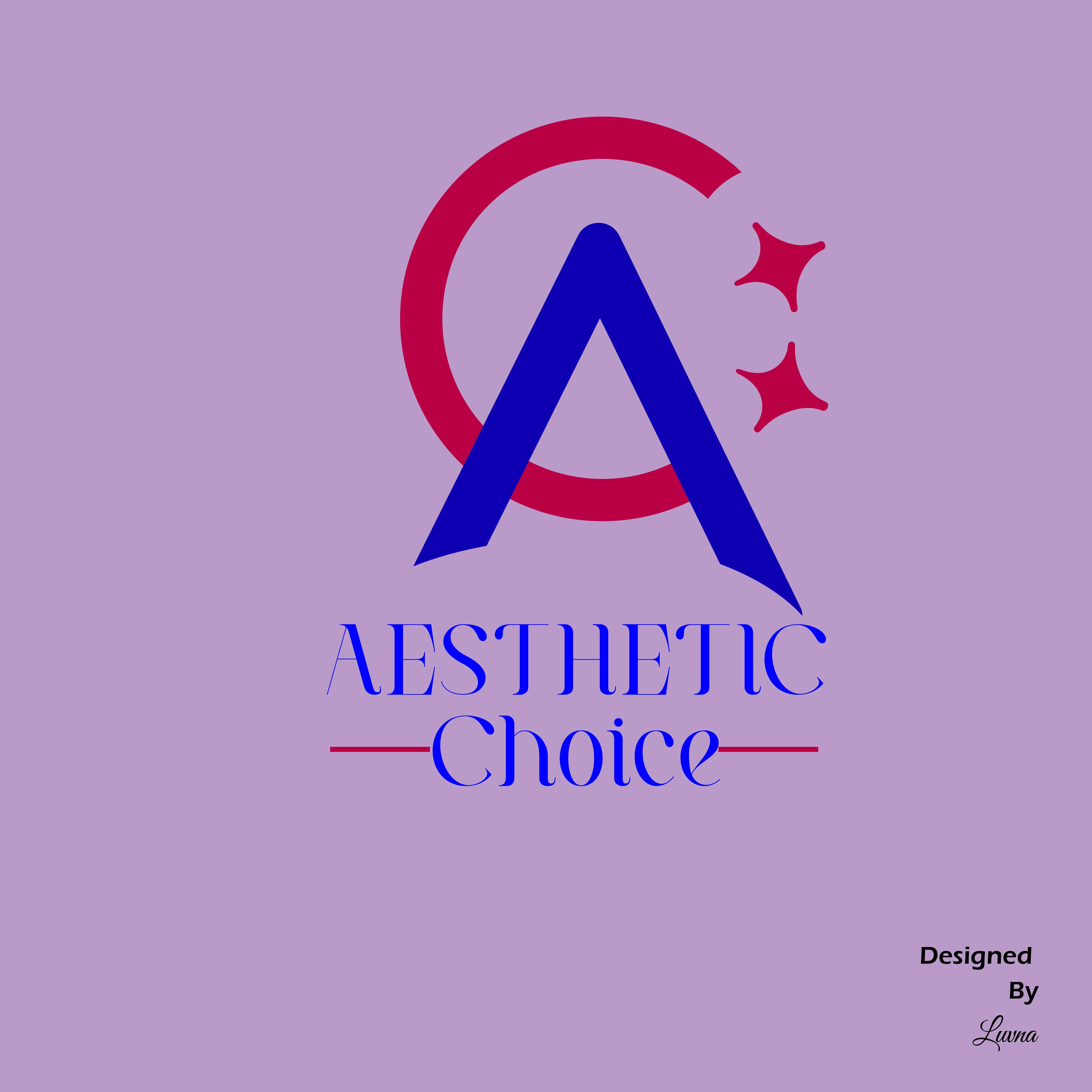 Aesthetic Choice Logo branding company logo design graphic design illustration logo logo design logo designer ui vector