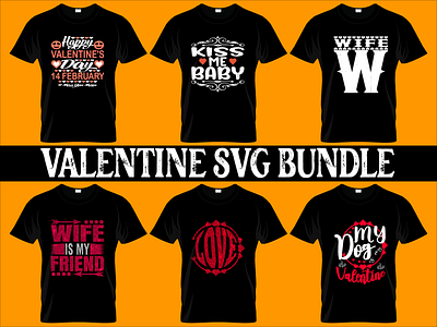 VALENTINE SVG BUNDLE illustration illustrator logo tshirtidea