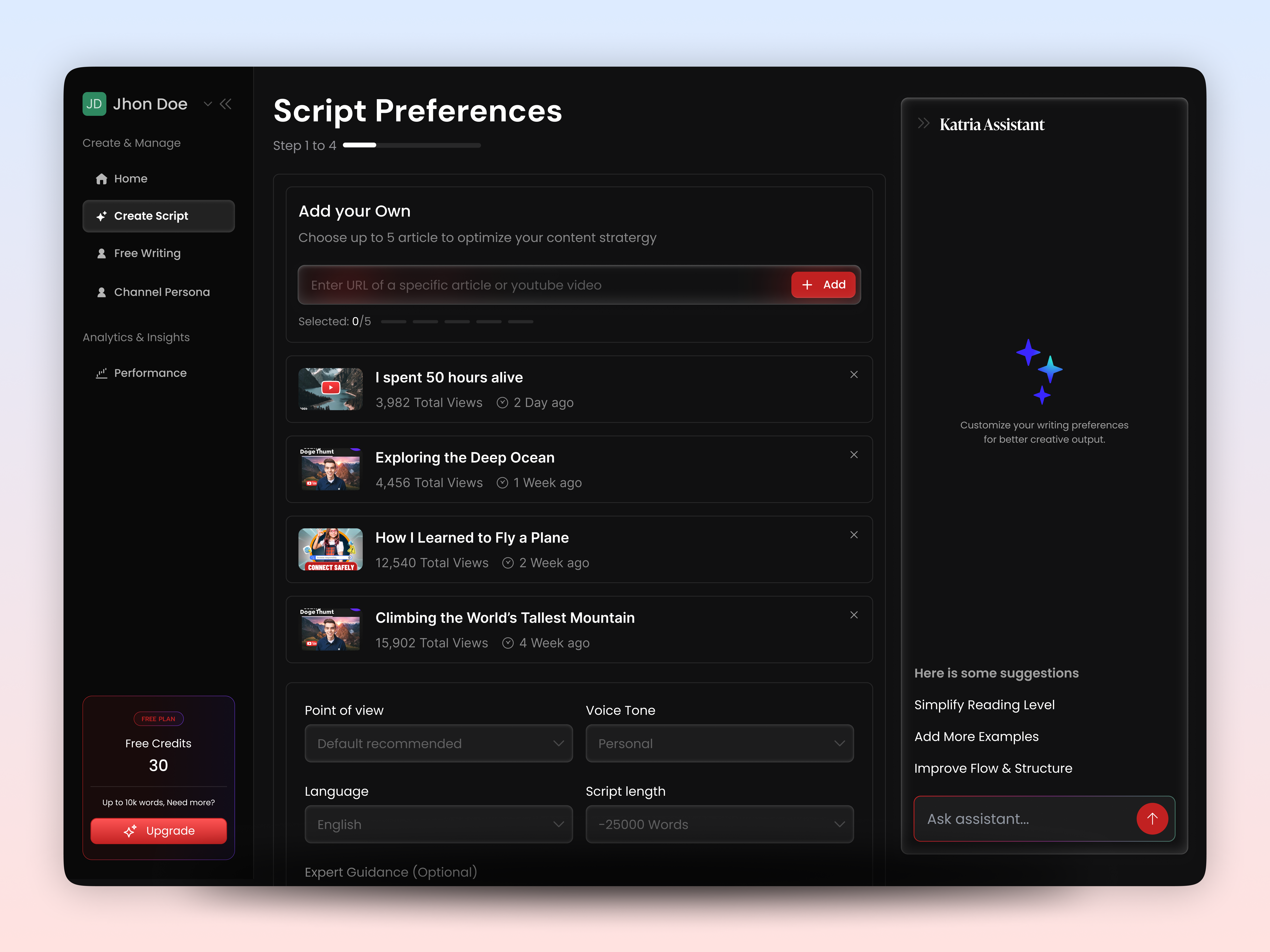 Kartria ai aiassistant aigenerated aimodel aisaas aiworkflow aiwriting artificialintelligence darkui dashboarddesign futuretech machinelearning moderndesign onboarding screen productdesign saas saasdesign uidesign uxdesign webapp