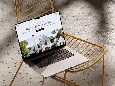 Carolina Builder Website Design design saas design ui ux uxui web