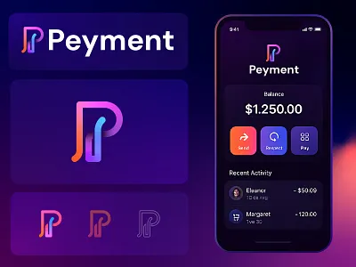 P logo brand Identity app logo brand logo branding business logo design gradient logo letter logo logo logo design modern modern logo p logo p logo buy p logo design ui design