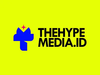 The Hype Media Logo design brand branding colorfull design identity logo logo design logo type mark media minimal minimalist modern news podcast simple social talk update web design