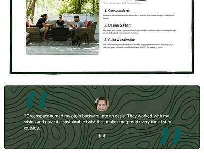 Landscape Website branding design ui ux web