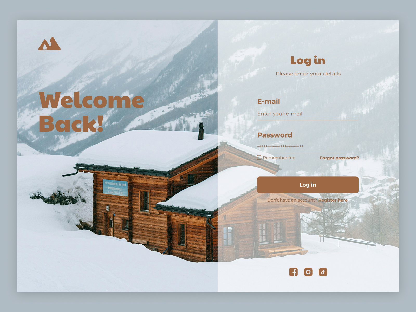 Example of Modern Landing Page   UI Design