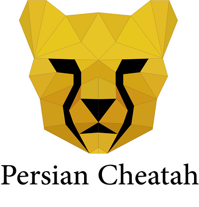 Persian Cheatah branding design graphic design illustration logo persian cheetah cub vector