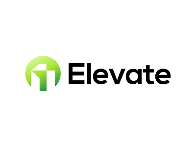 Modern Elevate Logo Design | Minimal Geometric Brand Identity abstract logo architecture logo building logo building logo design company logo construction logo corporate logo elevate logo geometric logo gradient logo green logo innovative logo logo logo design modern logo design real estate logo