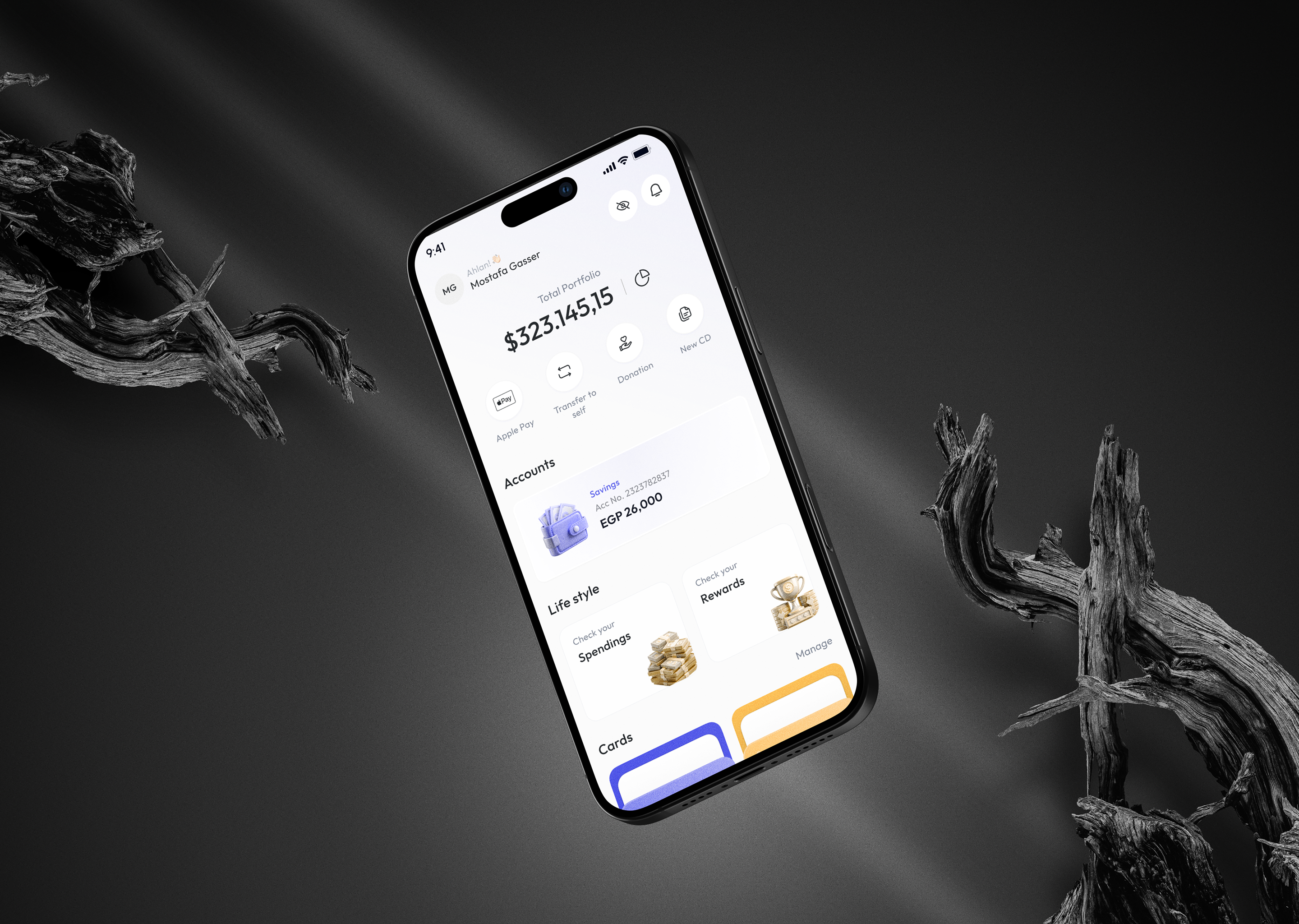 Personal Finance App UI app arabic budget egypt figma finance freelancer goals personal ui uiux