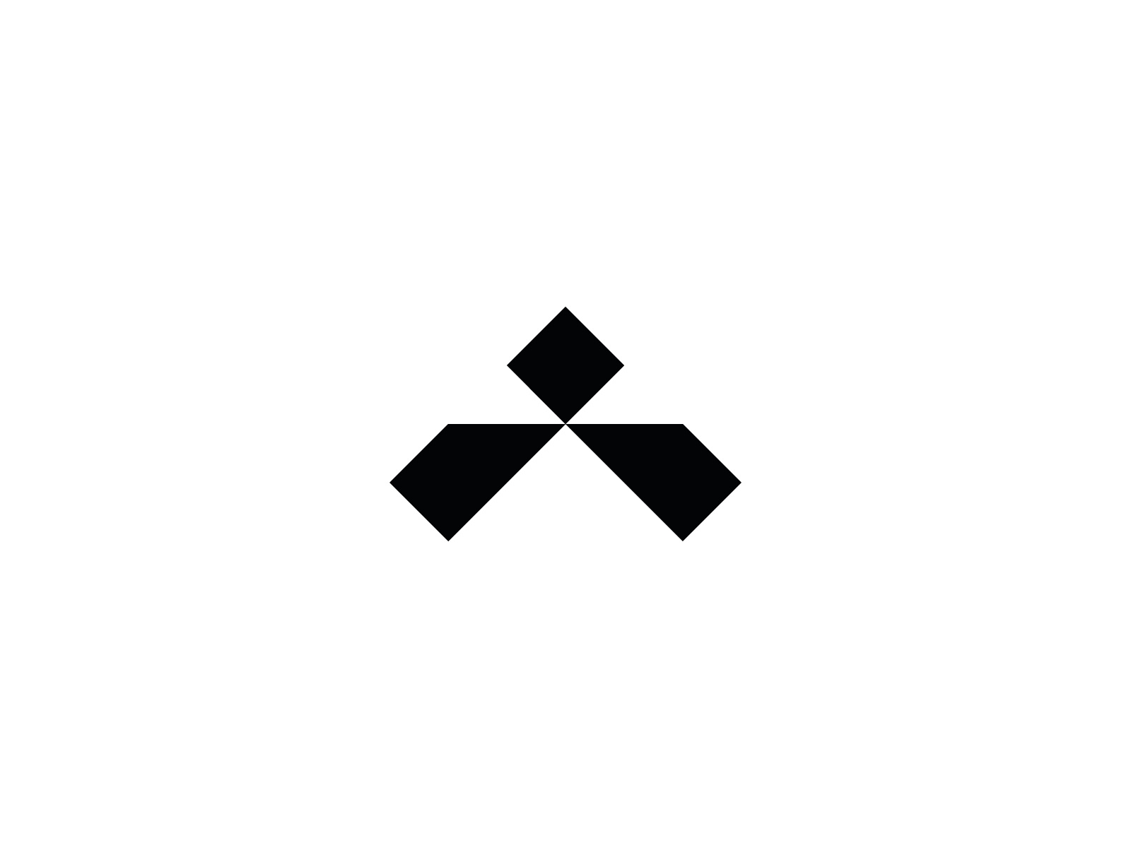 Abstract Letter A Geometric Logo — Unused Concept a letter a letter logo branding brandmark diamond logo geometric logo graphic design logo design logo for sale minimalist modern logo