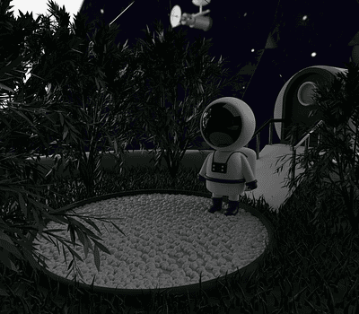 Astronaut on the Moon 3d 3dblender astronaut blender blender3d blenderrender illustration moon moonexploration planets space spaceexploration