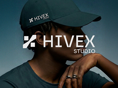 Hivex Studio abstract logo best logo designers 2025 black design agency logo design studio logo digital production logo digital studio logo green h logo marketing agency logo minimal logo modern logo photographer logo studio logo video production agency logo video production company logo