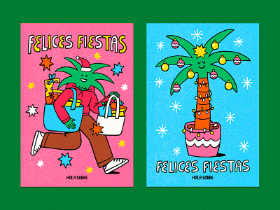 NAVIDAD TROPICAL chris christmas felicesfiestas happyholidays merrychistmas navidad postal postcard