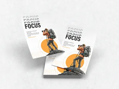 Photography Flyer - Focus advertising agency branding brochure business corporate creative design digital flyer graphic design leaflet marketing modern photography professional